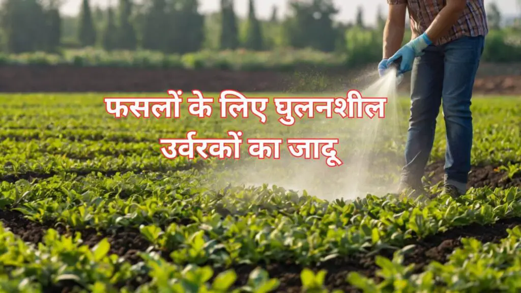 दोस्तों,जानिये फसलों के लिए घुलनशील उर्वरकों का जादू ! The magic of 5 Soluble Fertilizers for Crops! 1 The magic of Soluble Fertilizers for Crops