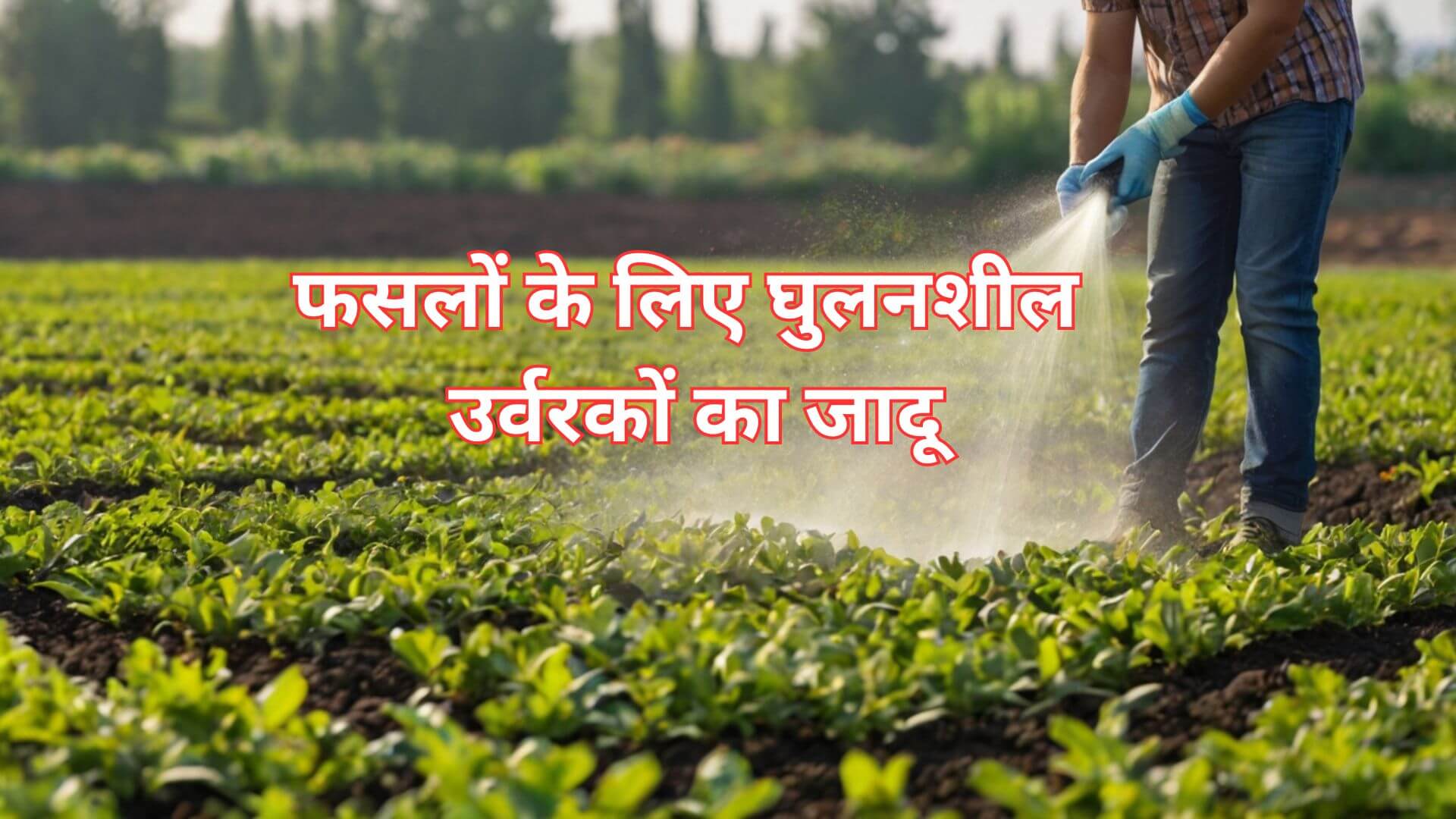 Read more about the article दोस्तों,जानिये फसलों के लिए घुलनशील उर्वरकों का जादू ! The magic of 5 Soluble Fertilizers for Crops!