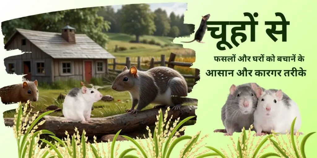 chuho se fasalon ko kaise bachaye | चूहों से फसलों और घरों को बचानें के आसान और कारगर तरीके| 1 chuho se fasalon ko kaise bachaye