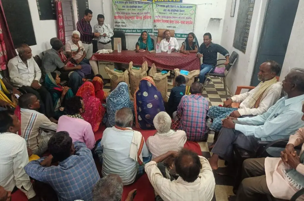 NFSM अंतर्गत दिनाँक 18 जून 2025 को ग्राम पुलालीकला वि.ख.-पाली में कृषक प्रशिक्षण का आयोजन | 2 NFSM scheme training organized in Pulalikala Block-Pali