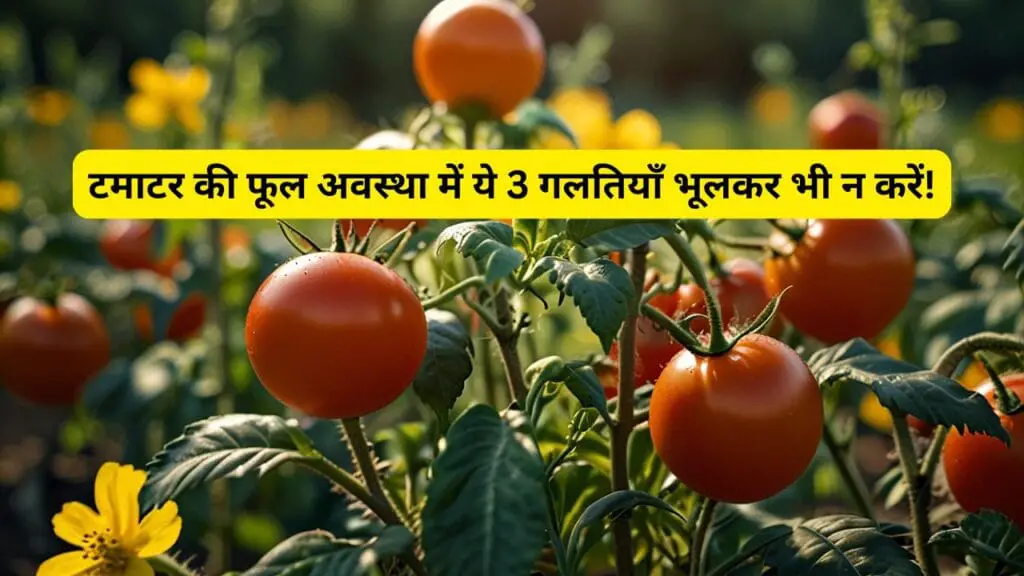 Tomato farming :टमाटर की फूल अवस्था में ये 3 गलतियाँ भूलकर भी न करें! 1 tomato farming 2